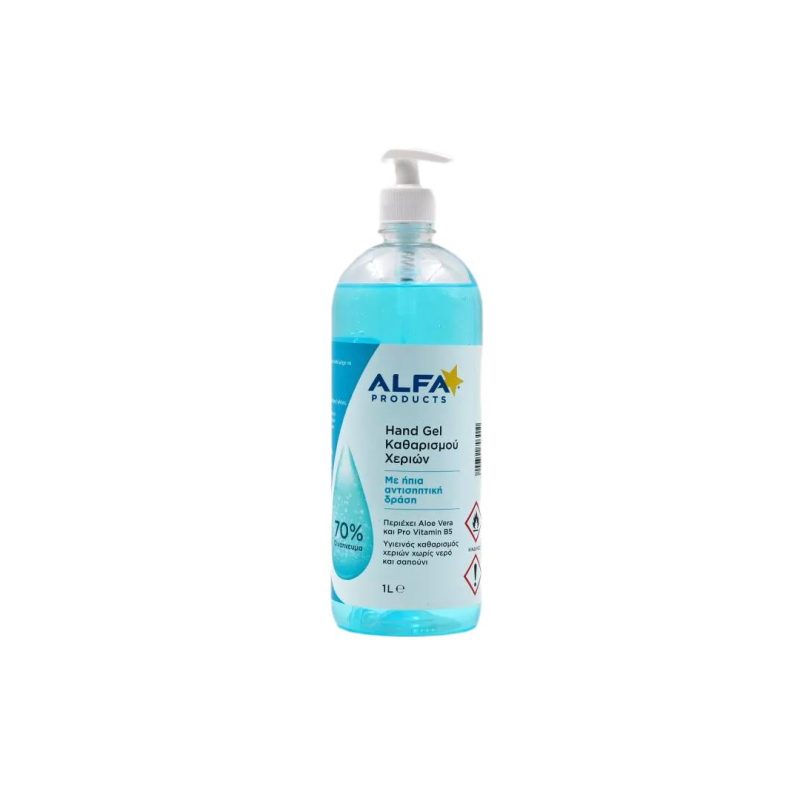 ΑΝΤΙΣΗΠΤΙΚΟ 1LT GEL ALFA (70%) ΚΙΒ.12x1.0LT