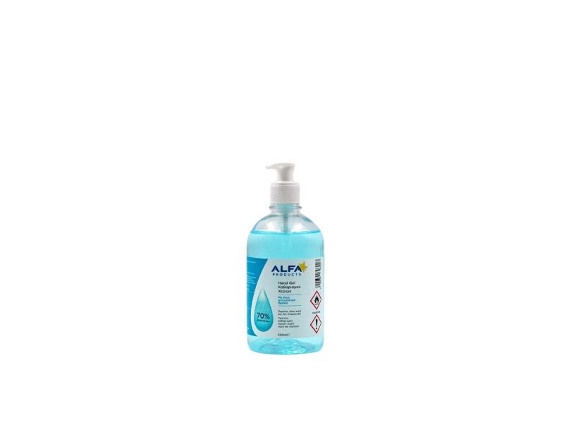 ΑΝΤΙΣΗΠΤΙΚΟ 500ml GEL ALFA (70%) ΚΙΒ.24x500ml