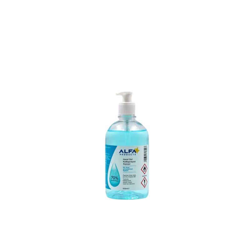 ΑΝΤΙΣΗΠΤΙΚΟ 500ml GEL ALFA (70%) ΚΙΒ.24x500ml