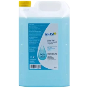 ΑΝΤΙΣΗΠΤΙΚΟ 4LT GEL ALFA (70%) ΚΙΒ.4x4LT