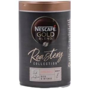 NESCAFE GOLD Roastery DarkRoast 100gr ΚΙΒ.6x100gr (Μαύρο)