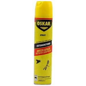 OSKAR ΕΝΤΟΜΟΚΤΟΝΟ SPRAY ΚΙΒ.24x250ml (ΚΙΤΡΙΝΟ)