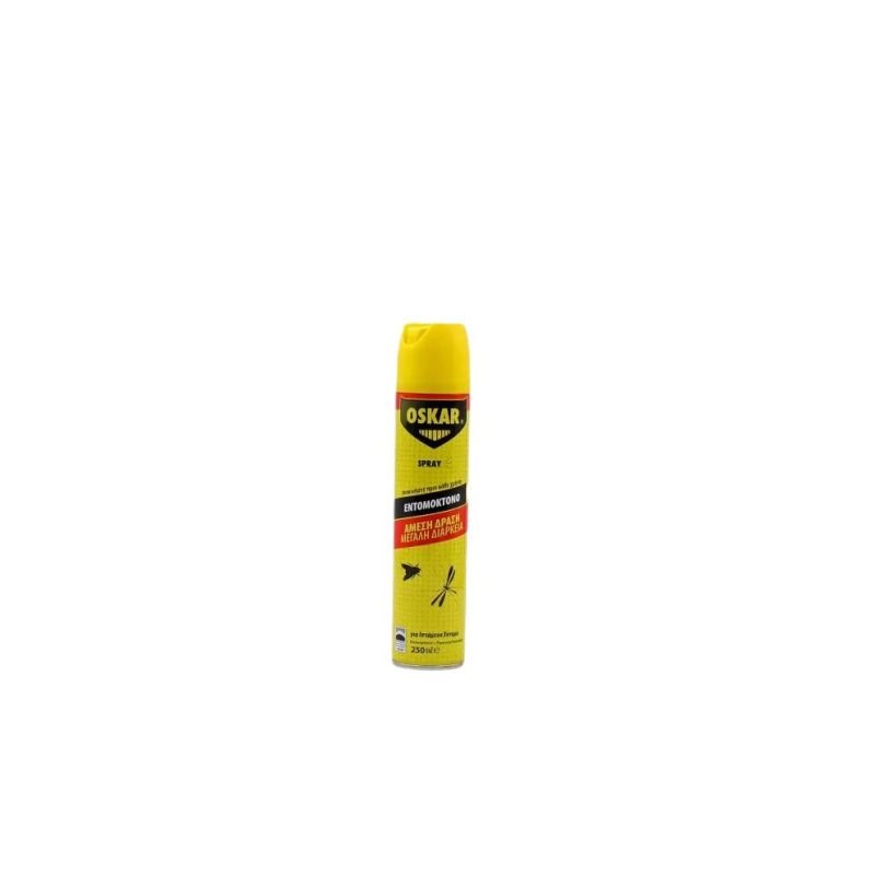 OSKAR ΕΝΤΟΜΟΚΤΟΝΟ SPRAY ΚΙΒ.24x250ml (ΚΙΤΡΙΝΟ)