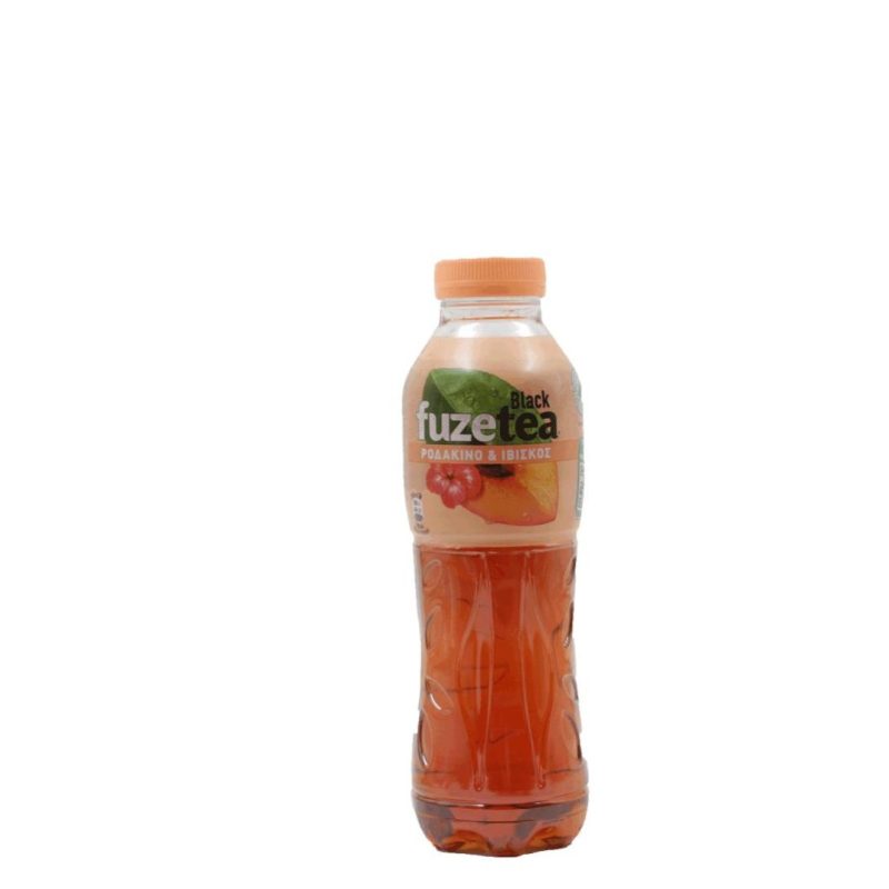 FUZE 500ml ΡΟΔΑΚΙΝΟ/ΙΒΙΣΚΟΣ PET BlackTea // ΚΙΒ.12x500ml