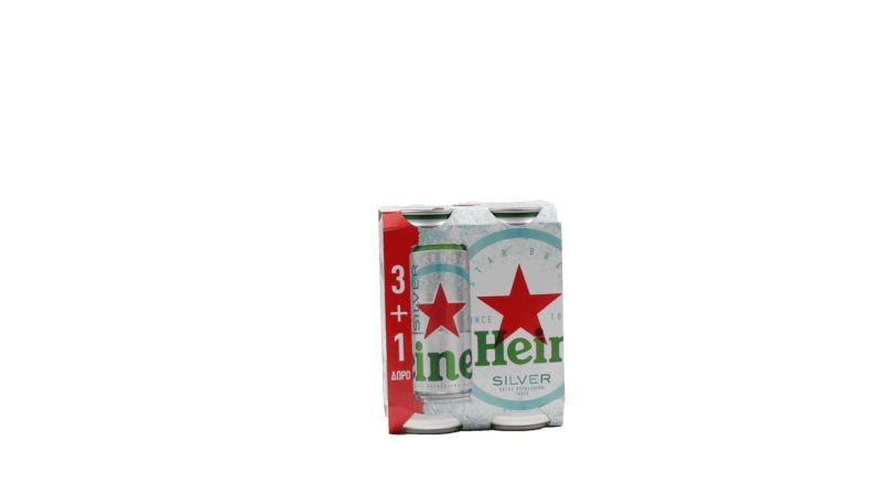 HEINEKEN PROMO ΚΟΥΤΙ SILVER 330ml // ΚΙΒ.6x4Px330ml (3+1Δ) Α/Ζ