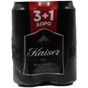 KAISER PROMO ΚΟΥΤΙ 500ml // ΚΙΒ.6x4Px500ml (3+1Δ)