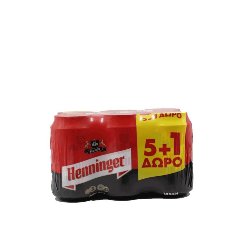 HENNINGER PROMO ΚΟΥΤΙ 330ml // ΚΙΒ.4x6Px330ml (5+1Δ)