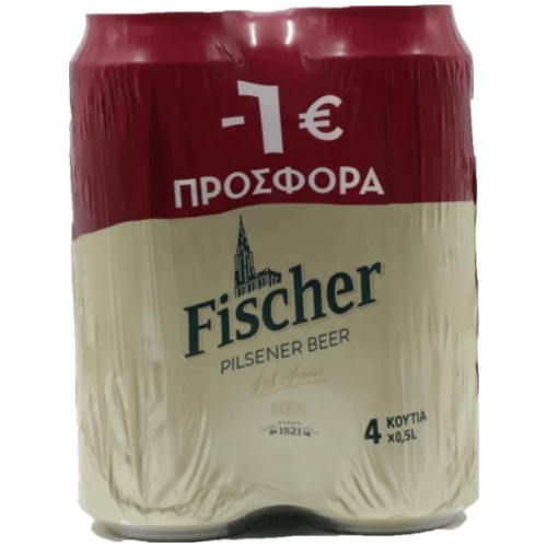 FISCHER PROMO ΚΟΥΤΙ 500ml (-1€) // KIB.6x4Px500ml (-1€) Α/Ζ