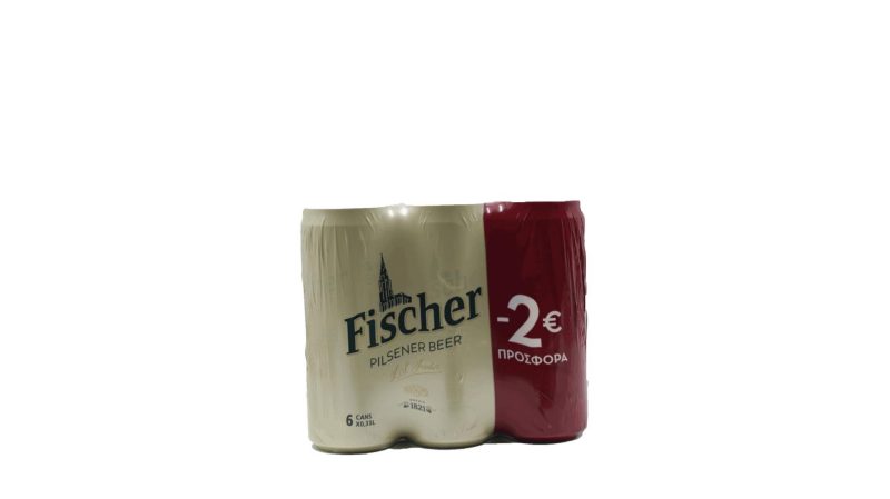 FISCHER PROMO ΚΟΥΤΙ 330ml // ΚΙΒ.4x6Px330ml -2€ Α/Ζ