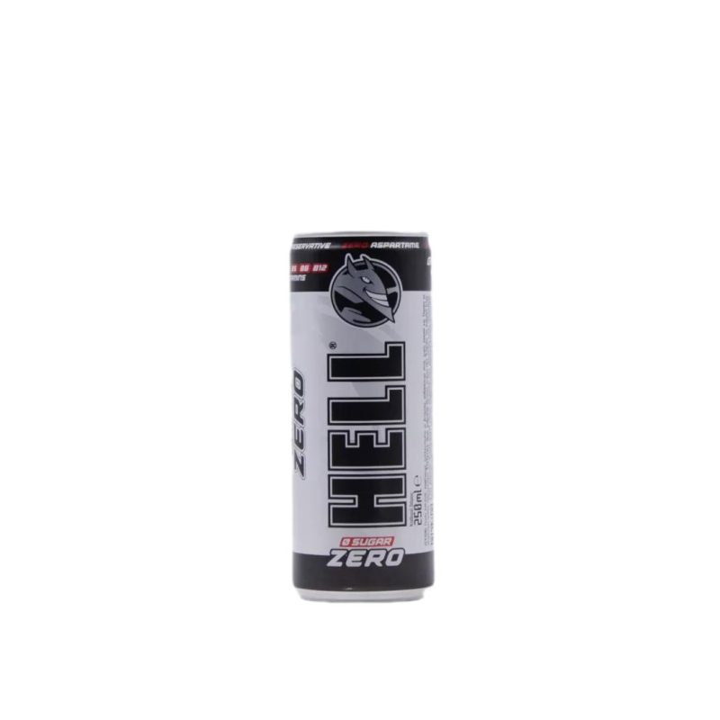 HELL ENERGY 250ml ZERO SUGAR ΚΙΒ.24x250ml