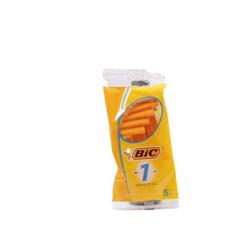 BIC SENSITIVE 1Blade 5s ΚΙΒ.40x5ΤΜΧ (ΚΙΤΡΙΝΟ)