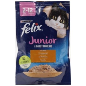 PURINA FELIX ΓΑΤΑ AGAIL Junior ΚΟΤΟΠΟΥΛΟ (Ζελέ) ΚΙΒ.26x85gr