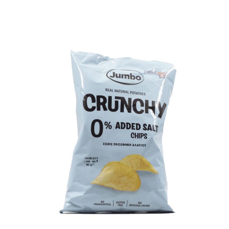 OHONOS CHIPS Crunchy 90gr ΧΩΡΙΣ ΑΛΑΤΙ ΚΙΒ.25ΤΜΧ