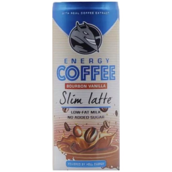 HELL 250ml COFFEE SLIM LATTE BourbonVanilla ΚΙΒ.24x250ml