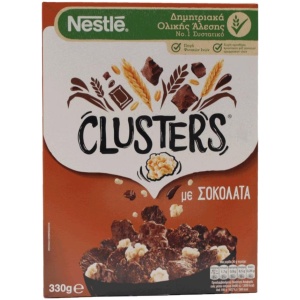 ΔΗΜΗΤΡΙΑΚΑ CLUSTERS ΣΟΚΟΛΑΤΑ ΚΙΒ.16x330gr (ΝΕΟ)