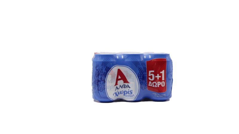 ΑΛΦΑ PROMO ΚΟΥΤΙ ΧΩΡΙΣ 330ml (5+1Δ) // ΚΙΒ.4x6Px330ml Α/Ζ