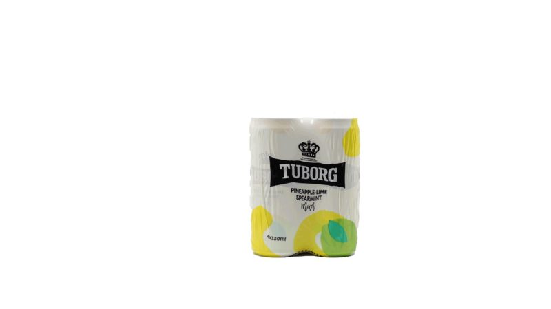 TUBORG 330ml ΑΠΛΟ ΚΟΥΤΙ LIME/GreenTea ΚΙΒ.6x4Px330ml