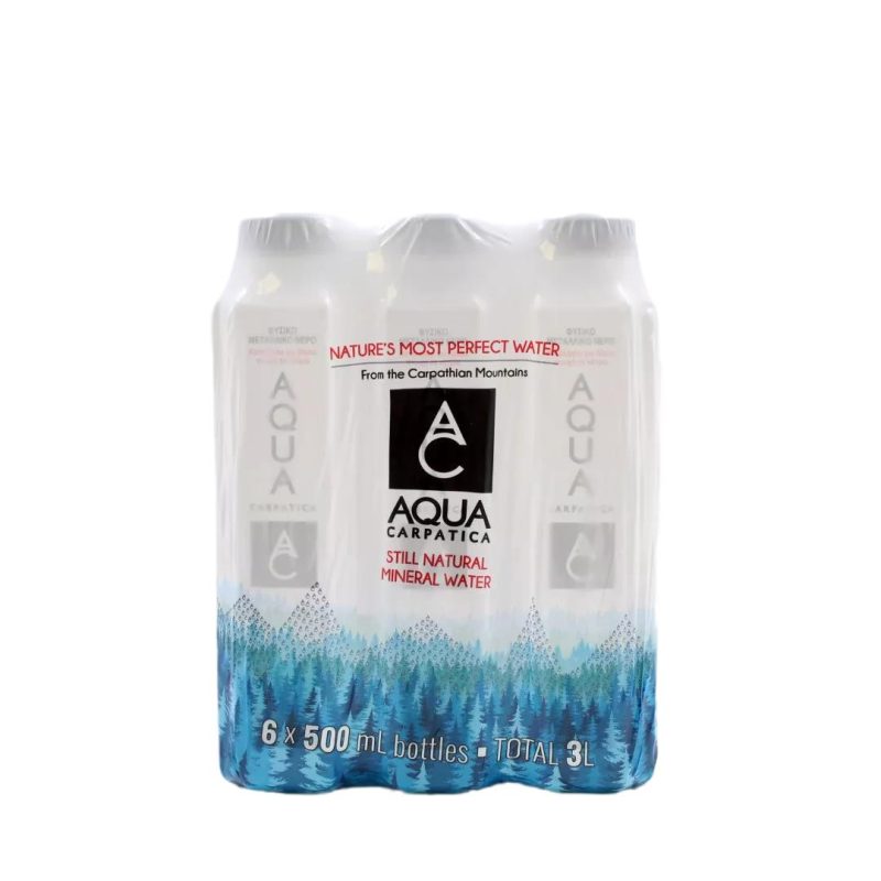 AQUA CAPRATICA 500ml ΦΥΣΙΚΟ ΜΕΤΑΛΛΙΚΟ PET ΚΙΒ.4x(6x500ml)