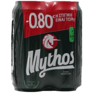 ΜΥΘΟΣ PROMO ΚΟΥΤΙ 500ml // ΚΙΒ.6x4Px500ml (-0,80€)