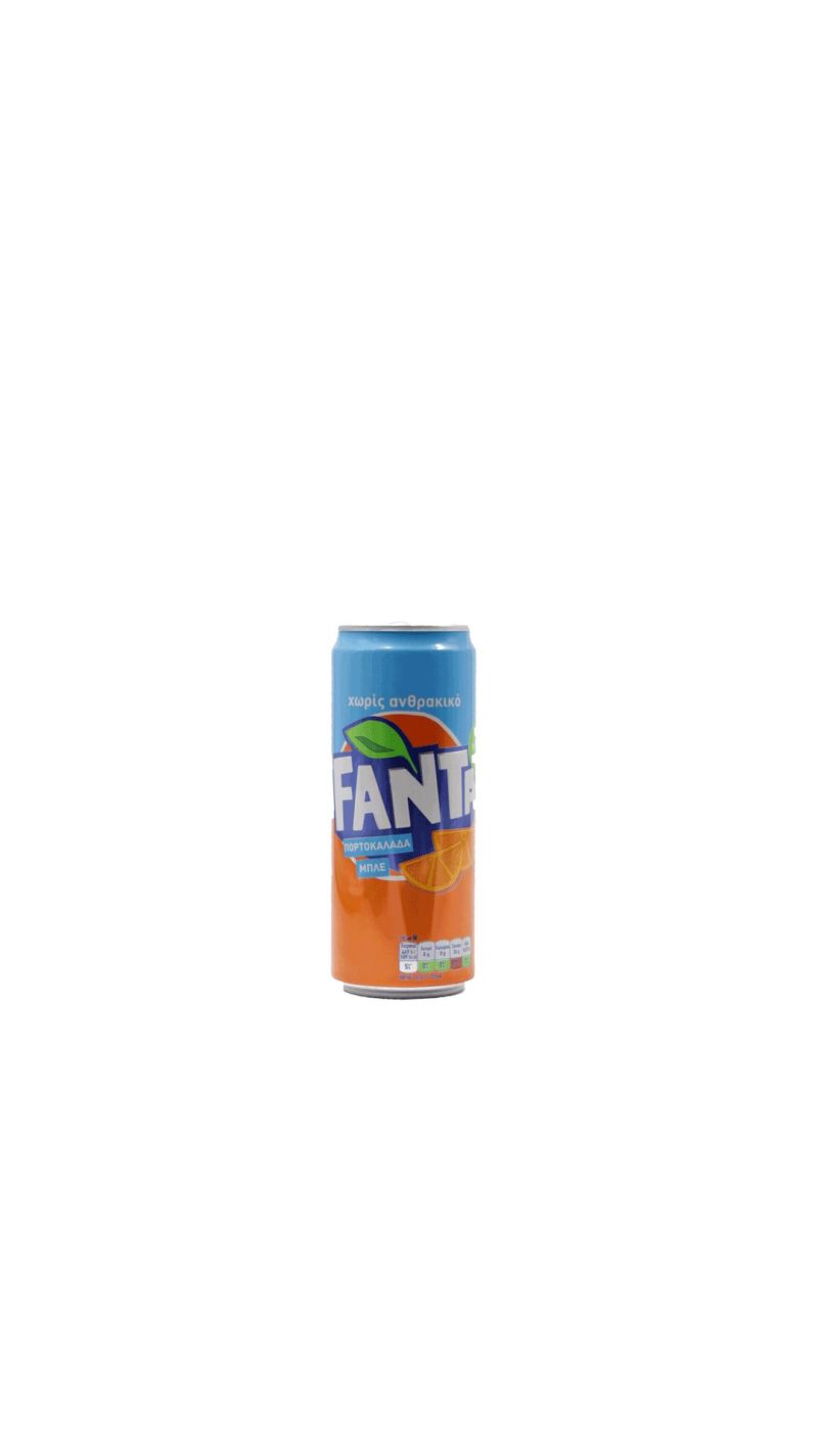 FANTA ΜΠΛΕ ΠΟΡΤΟΚΑΛΙ 330ml ΑΠΛΟ ΚΟΥΤΙ // ΚΙΒ.24x330ml