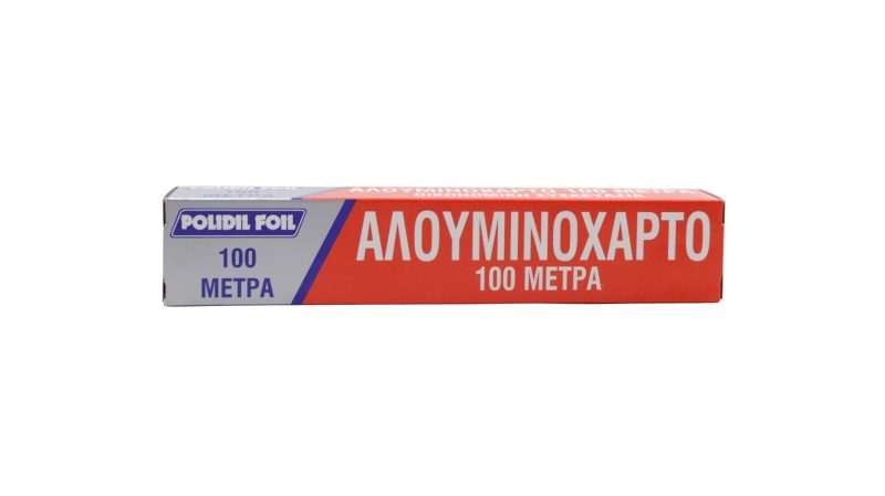 ΑΛΟΥΜΙΝΟΧΑΡΤΟ 100m x 30cm POLIDIL ΚΙΒ.16ΤΜΧ