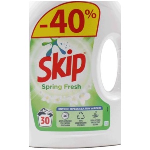 SKIP ΥΓΡΟ ΠΛΥΝΤΗΡΙΟΥ Spring Fresh (30ΜΕΖ) ΚΙΒ.5x1.5LT