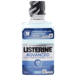 LISTERINE 250ml ADV. TARTAR CONTROL ΚΙΒ.12ΤΜΧ