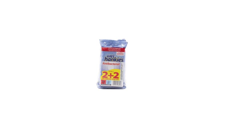 ΜΑΝΤΗΛΑΚΙΑ WET HANKIES 15s (2+2 ΔΩΡΟ) ΚΙΒ.24ΤΜΧ