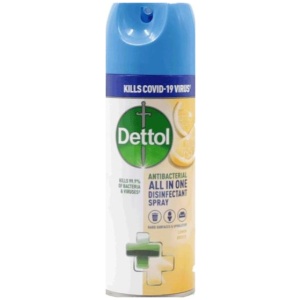 DETTOL SPRAY ΕΠΙΦΑΝΕΙΩΝ Lemon (ΚΙΤΡΙΝΟ) ΚΙΒ.6x400ml