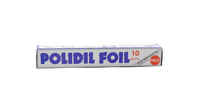 ΑΛΟΥΜΙΝΟΧΑΡΤΟ 10m POLIDIL 30cm ΚΙΒ.25ΤΜΧ