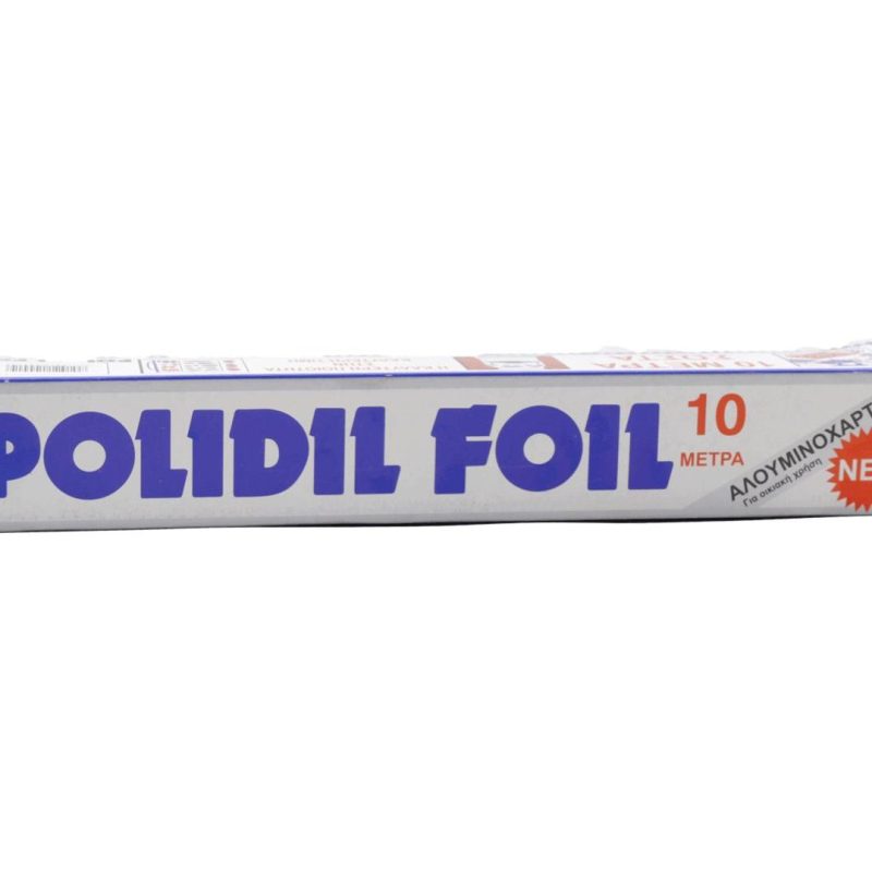 ΑΛΟΥΜΙΝΟΧΑΡΤΟ 10m POLIDIL 30cm ΚΙΒ.25ΤΜΧ