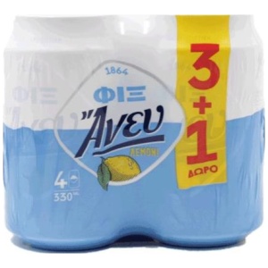 FIX PROMO ΚΟΥΤΙ ANEY ΛΕΜΟΝΙ 330ml // ΚΙΒ.6x4Px330ml (3+1Δ)