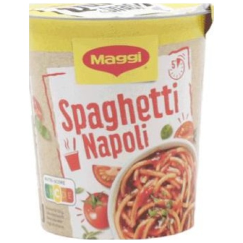 MAGGI QuickSnack NAPOLI Spaghetti ΚΙΒ.8x57gr