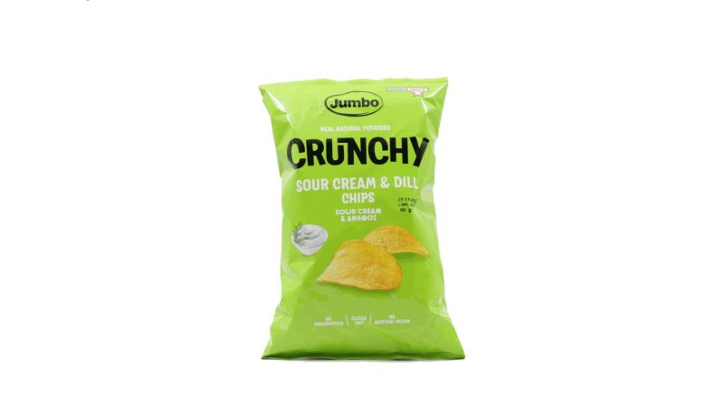 OHONOS CHIPS Crunchy 90gr SOUR CREAM ΚΙΒ.25ΤΜΧ