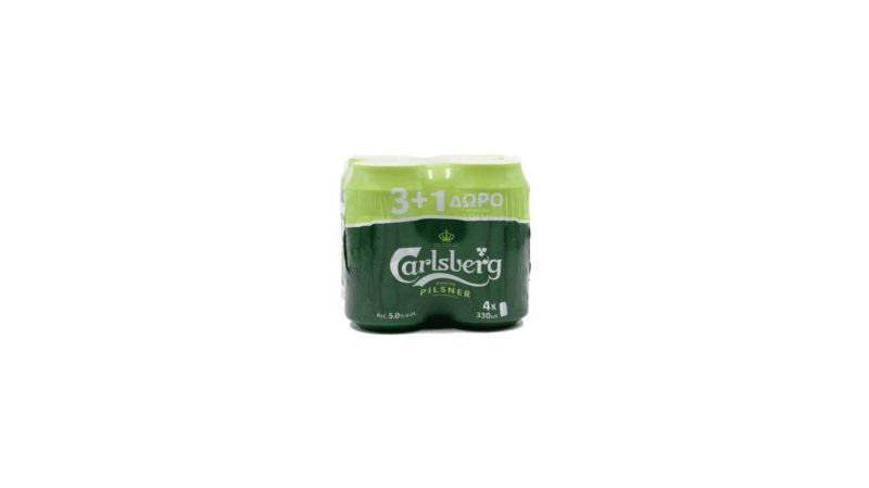 CARLSBERG ΚΟΥΤΙ PROMO (3+1Δ) ΚΙΒ.6x(4x330ml)