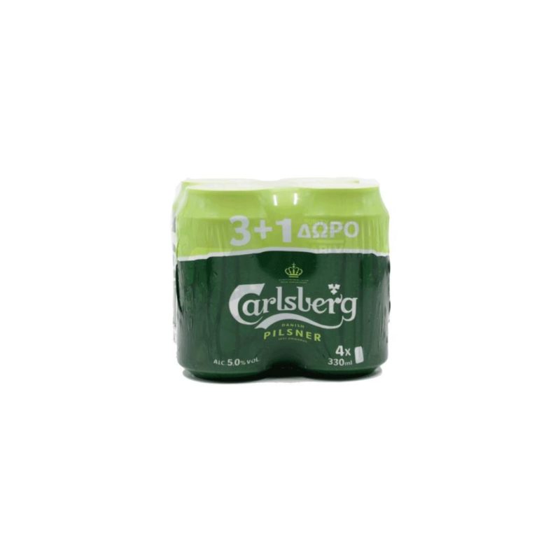 CARLSBERG ΚΟΥΤΙ PROMO (3+1Δ) ΚΙΒ.6x(4x330ml)