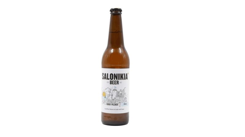 ΜΠΥΡΑ SALONIKIA 500ml Honey Pilsner ΚΙΒ.12x500ml (Vol.5,5%)