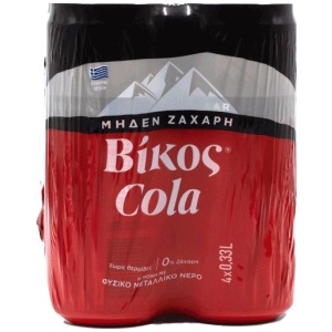 ΑΝΑΨΥΚΤΙΚΟ ΒΙΚΟΣ 330ml CAN/ΚΟΥΤΙ COLA ZERO KΙΒ.6x(4x330ml)