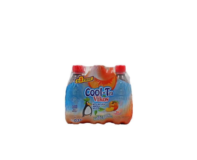 ΤΣΑΙ ΒΙΚΟΣ ΡΟΔΑΚΙΝΟ CoolTea ΚΙΒ.3x6x330ml (5+1Δ)