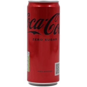 COCA COLA ZERO 330ml ΑΠΛΟ ΚΟΥΤΙ // ΚΙΒ.24x330ml