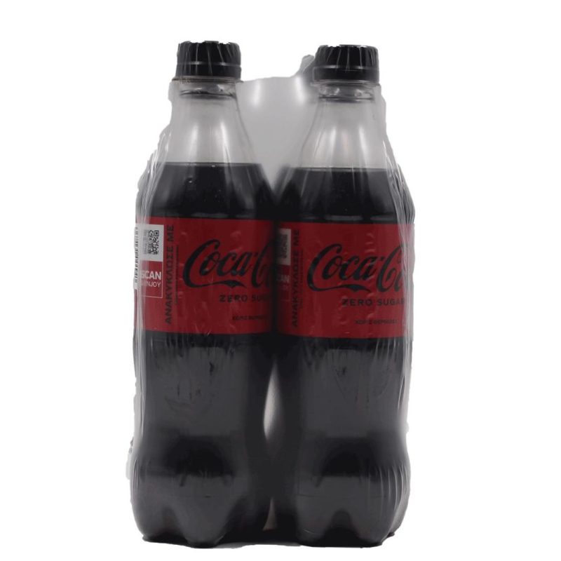 COCA COLA ZERO 500ml AΠΛΟ PET // ΚΙΒ.24x500ml