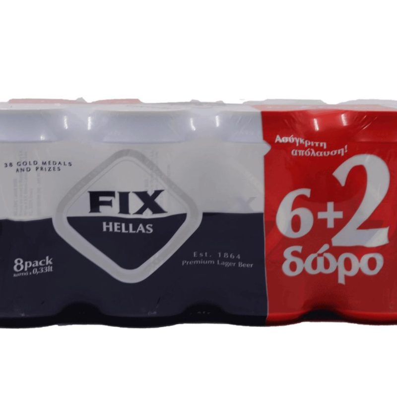 FIX PROMO ΚΟΥΤΙ 330ml // ΚΙΒ.3x8Px330ml (6+2Δ)