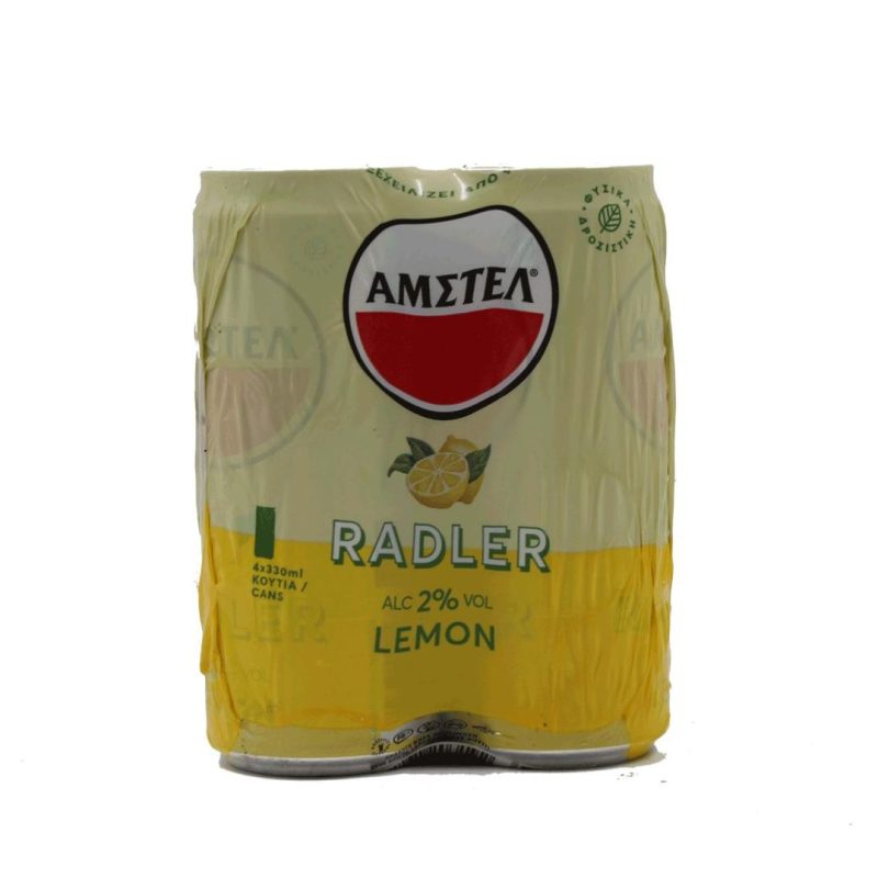 AMSTEL ΚΟΥΤΙ RADLER ΛΕΜΟΝΙ 330ml // ΚΙΒ.6x4Px330ml Α/Ζ