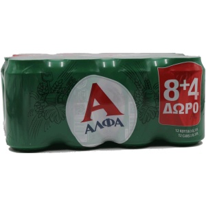 ΑΛΦΑ PROMO ΚΟΥΤΙ 330ml // ΚΙΒ.2x12Px330ml (8+4Δ) Α/Ζ