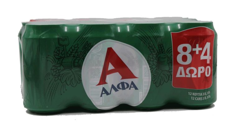 ΑΛΦΑ PROMO ΚΟΥΤΙ 330ml // ΚΙΒ.2x12Px330ml (8+4Δ) Α/Ζ