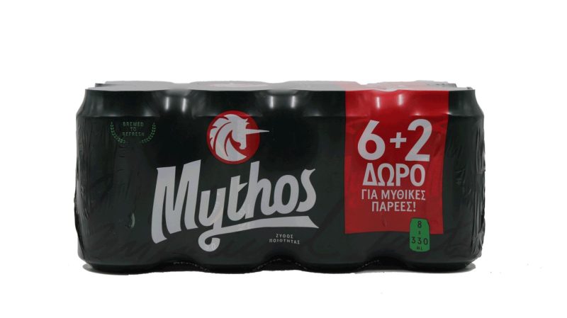 ΜΥΘΟΣ PROMO ΚΟΥΤΙ 330ml // ΚΙΒ.3x8Px330ml (6+2Δ)