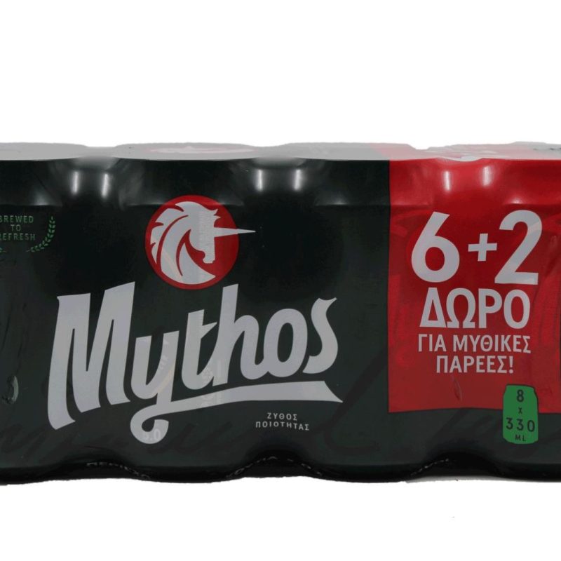 ΜΥΘΟΣ PROMO ΚΟΥΤΙ 330ml // ΚΙΒ.3x8Px330ml (6+2Δ)