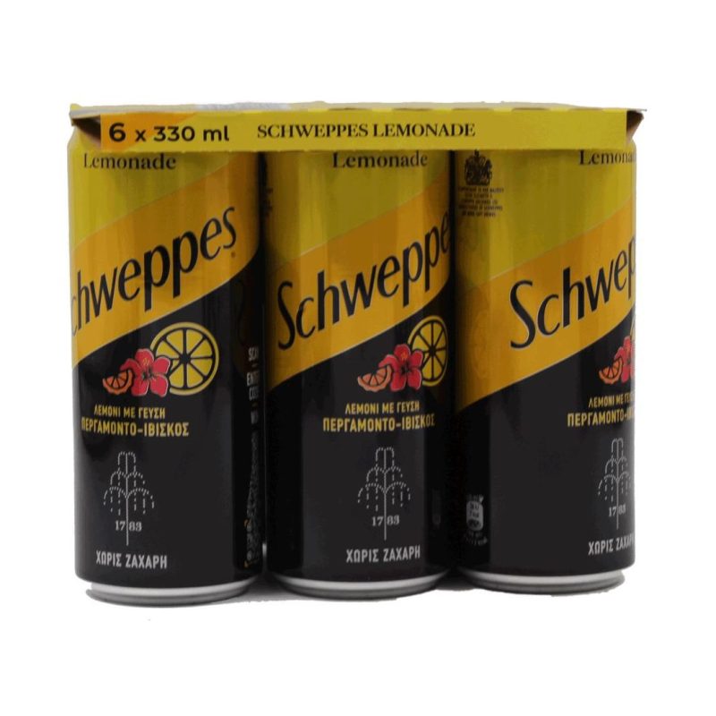 SCHWEPPES 330ml BERGAMOT LEMONADE // ΚΙΒ.4x6x330ml