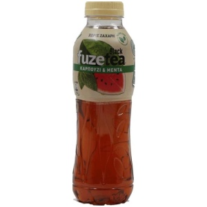 FUZE 500ml ZERO ΚΑΡΠΟΥΖΙ/ΜΕΝΤΑ PET BlackTea // ΚΙΒ.12x500ml