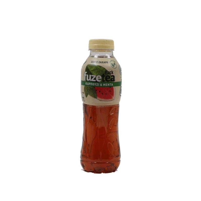 FUZE 500ml ZERO ΚΑΡΠΟΥΖΙ/ΜΕΝΤΑ PET BlackTea // ΚΙΒ.12x500ml